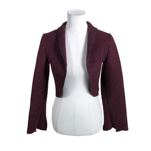 Unisex Class2004 - Cardigan, size 38 - Wine red (1)