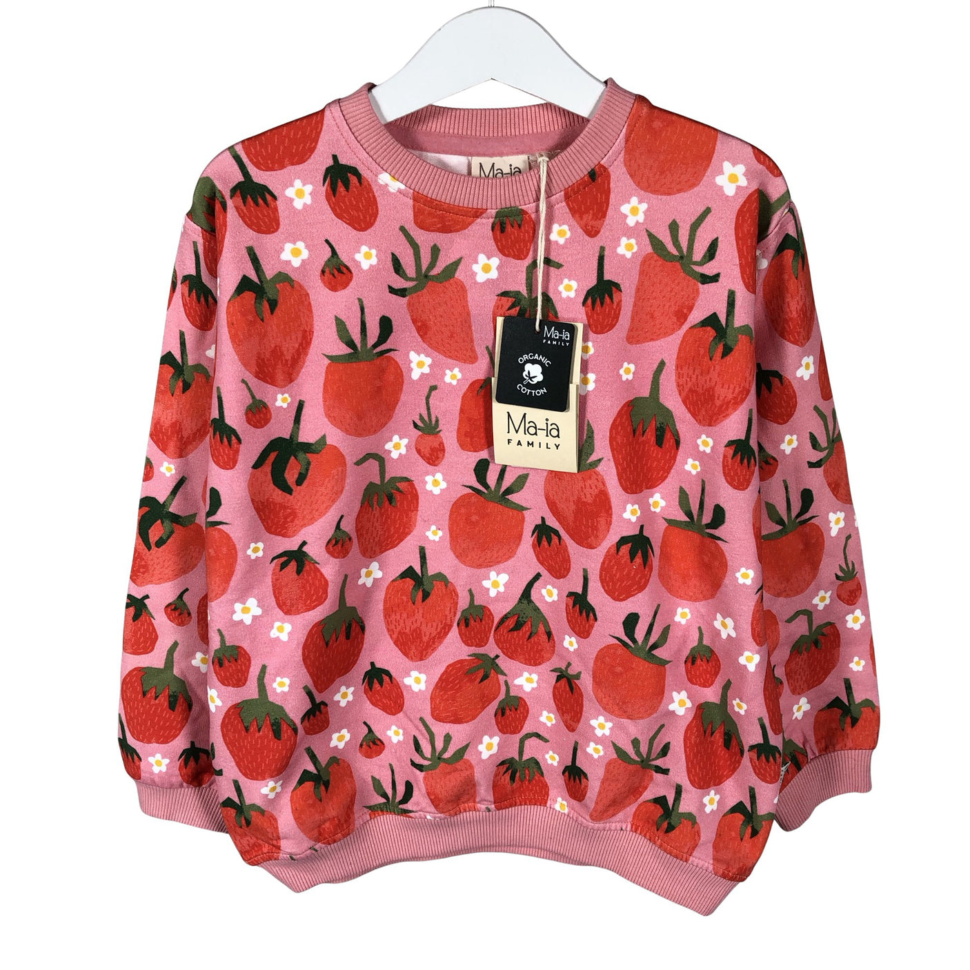 Unisex Ma-ia Family - Sweatshirt, size 110 - 116 - Light pink (1)