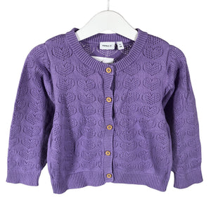 Unisex Name It - Cardigan, size 104 - 110 - Violet (1)