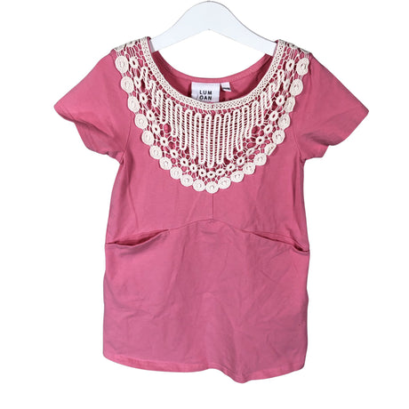 Unisex Lumoan - Tricot dress, size 110 - 116 - Light pink ()