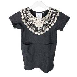 Unisex Lumoan - Tricot dress, size 110 - 116 - Gray (1)