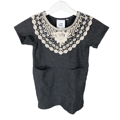 Unisex Lumoan - Tricot dress, size 110 - 116 - Gray ()