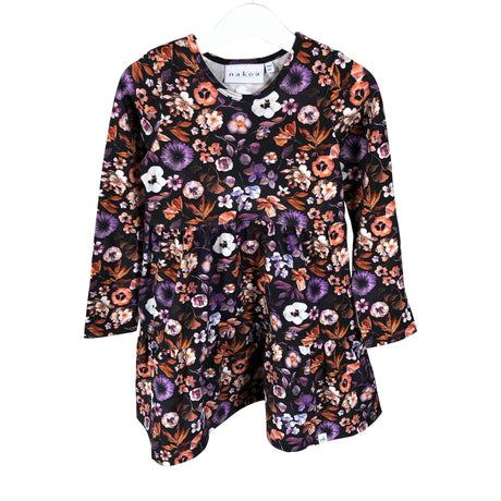 Unisex Nakoa - Tricot dress, size 104 - 110 - Gray ()