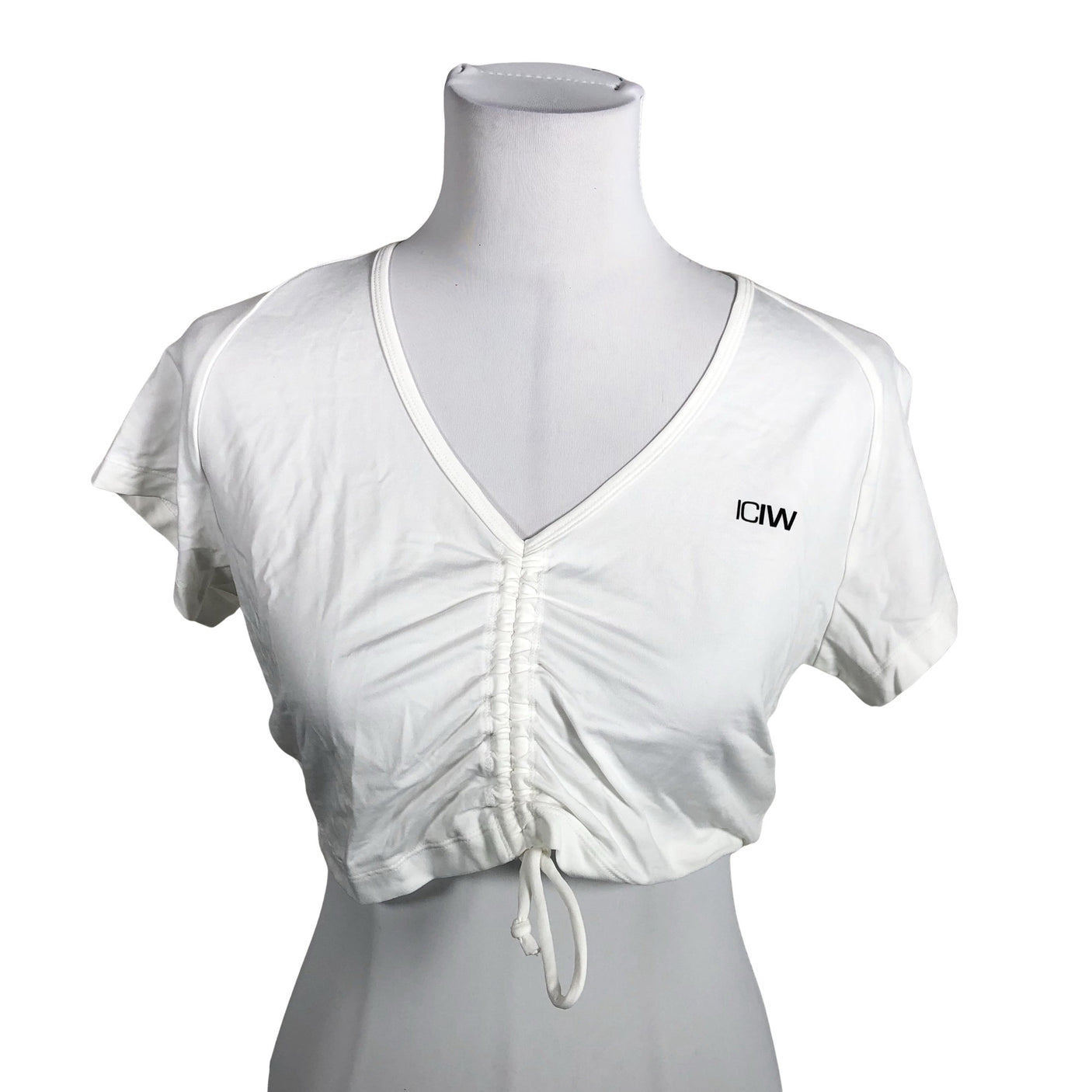 Unisex ICIW – Icaniwill - Sports shirt, short sleeve, size 38 - Natural white (1)