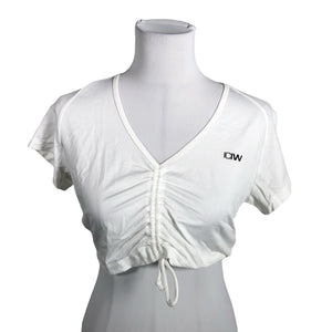 Unisex ICIW – Icaniwill - Sports shirt, short sleeve, size 38 - Natural white (1)