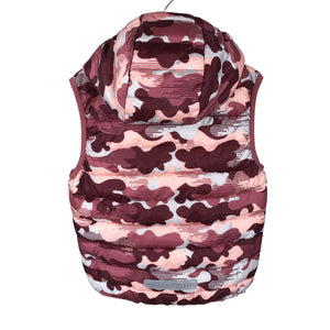 Unisex Polarn O. Pyret - Winter vest, size 122 - 128 - Wine red (2)