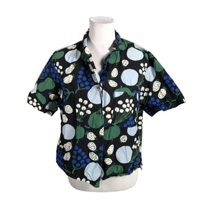 Unisex Uniqlo - Short-sleeved blouse, size 40 - Black (1)