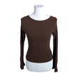 Unisex Reformation - Tricot shirt, size 34 - Brown ()