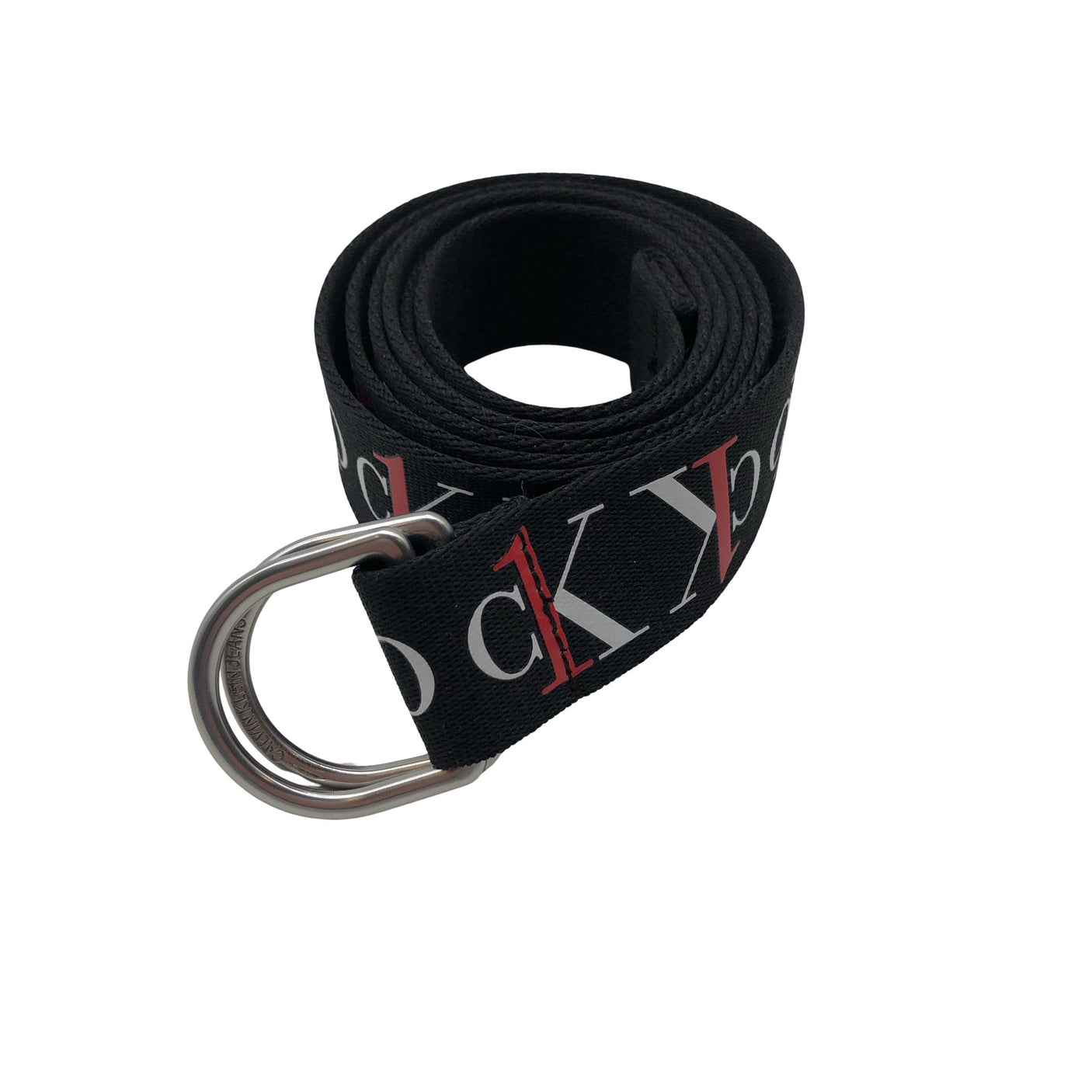 Unisex Calvin Klein - Fabric belt, size Ei kokoa - Black (2)