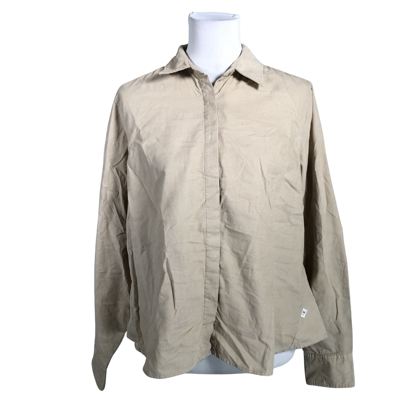Unisex Knowledge Cotton Apparel - Blouse, size 40 - Beige (1)