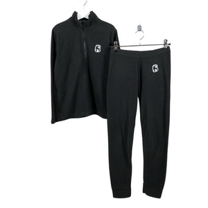 Unisex Mini Rodini - Fleece set, size 140 - 146 - Black (1)