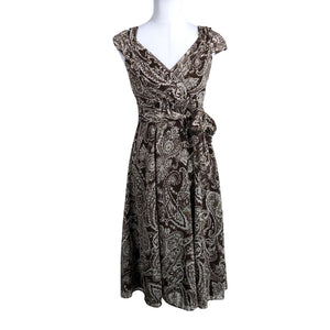 Unisex Andiata - Schiffon dress, size 36 - Brown (1)