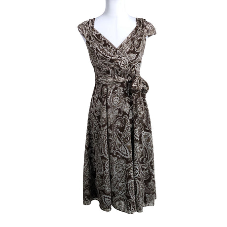 Unisex Andiata - Schiffon dress, size 36 - Brown ()