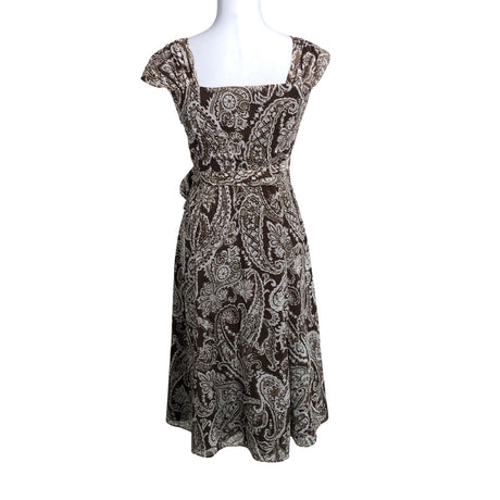 Unisex Andiata - Schiffon dress, size 36 - Brown (2)