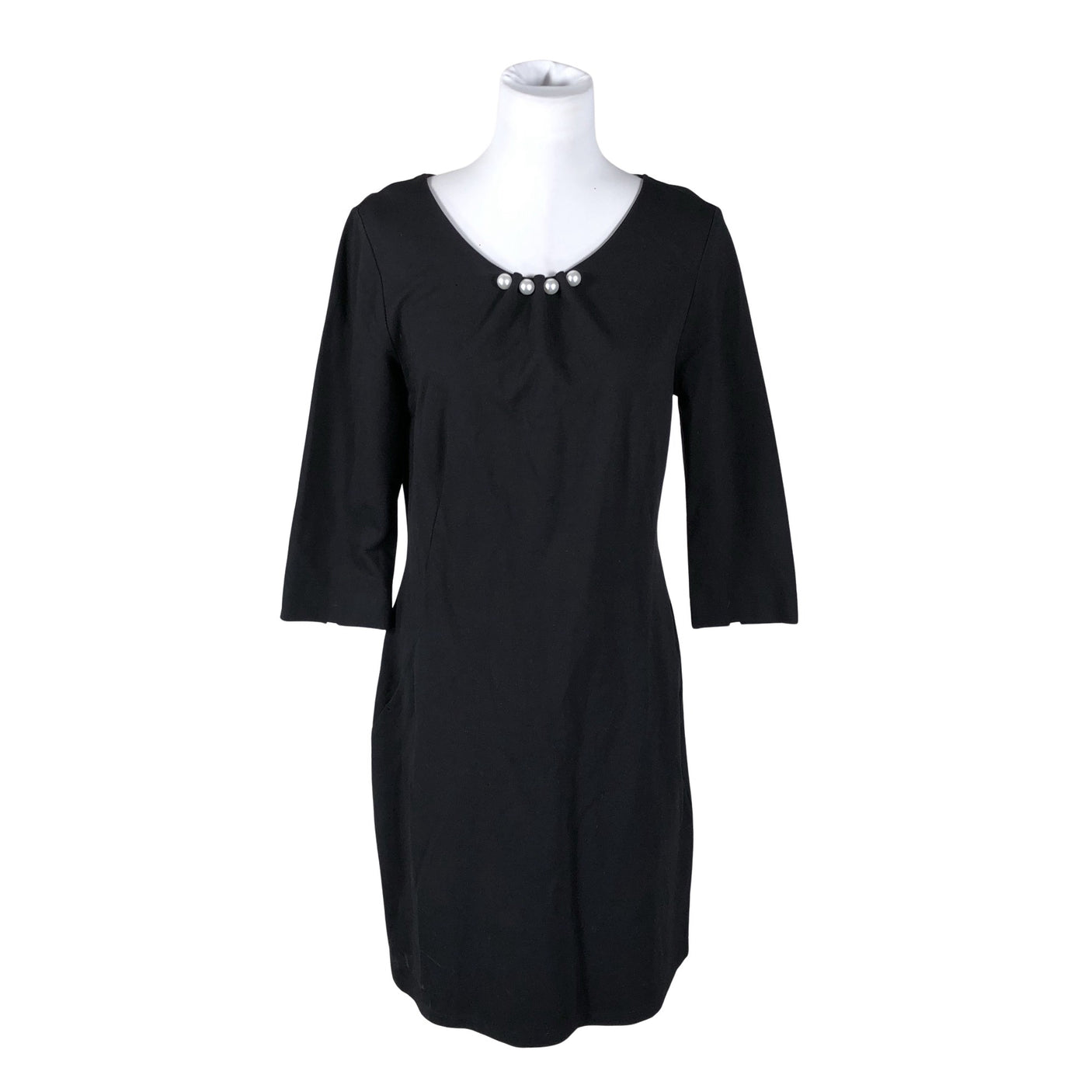 Unisex s.Oliver - Tricot dress, size 38 - Black (1)