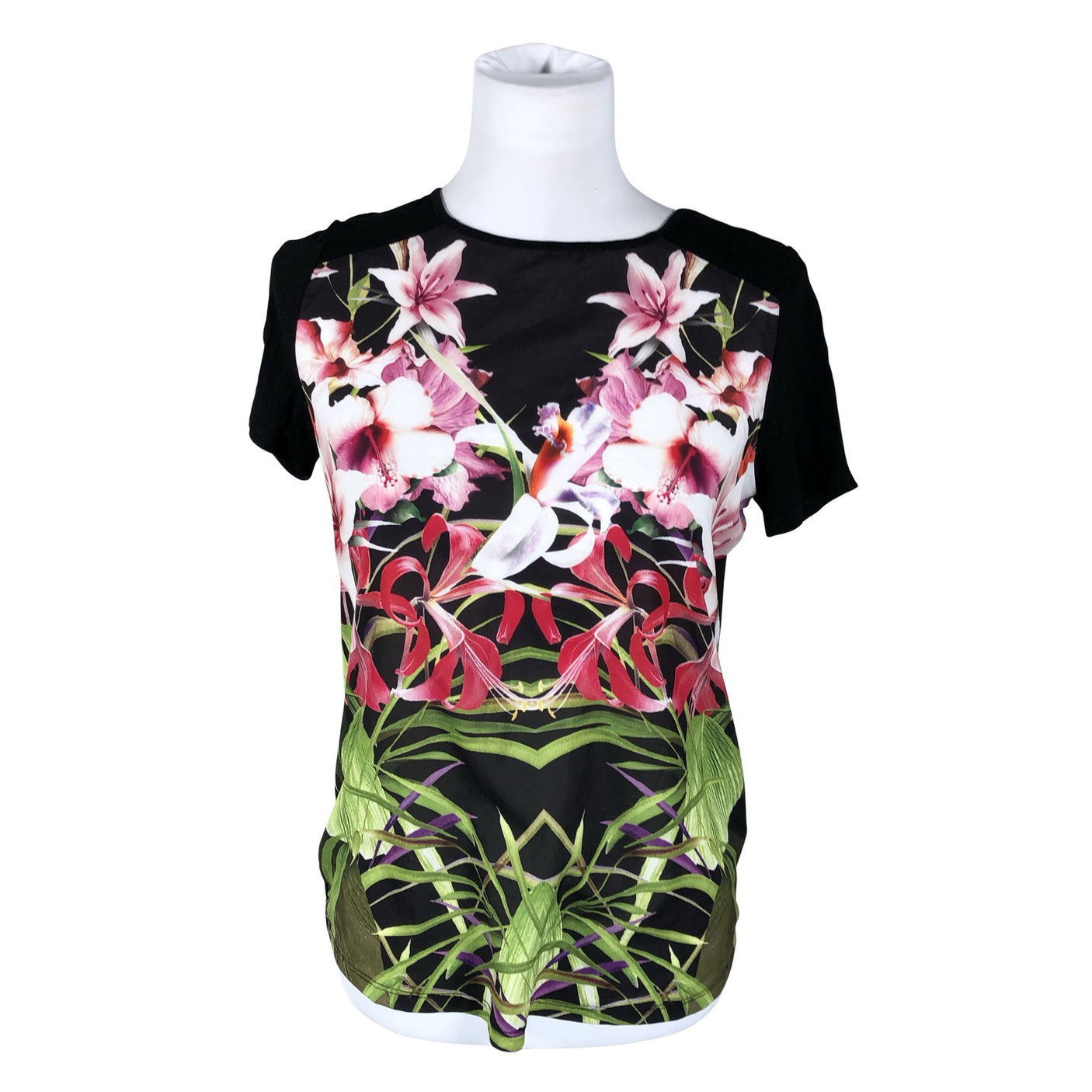 Unisex Ted Baker - Short-sleeved blouse, size 36 - Black (1)