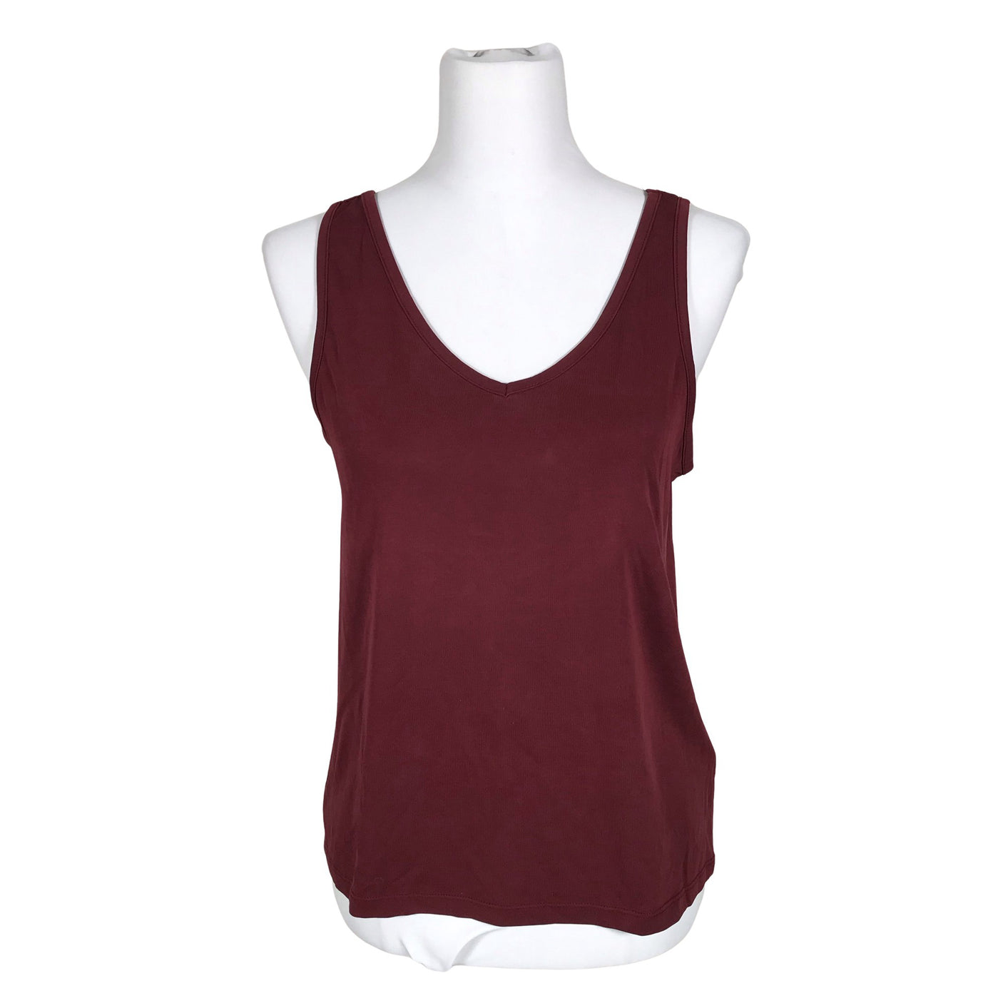 Unisex Soaked - Tricot tank top, size 38 - Wine red (4)