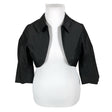 Unisex Your Face - Evening bolero jacket, size 42 - Black ()