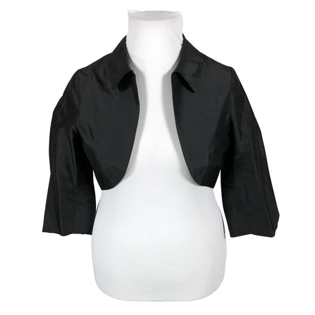 Unisex Your Face - Evening bolero jacket, size 42 - Black ()