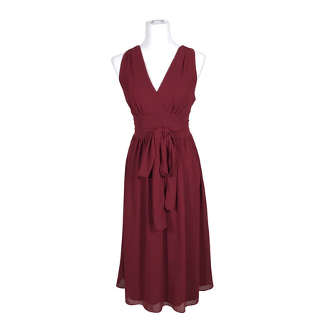 Unisex tfnc London - Schiffon dress, size 40 - Wine red (2)