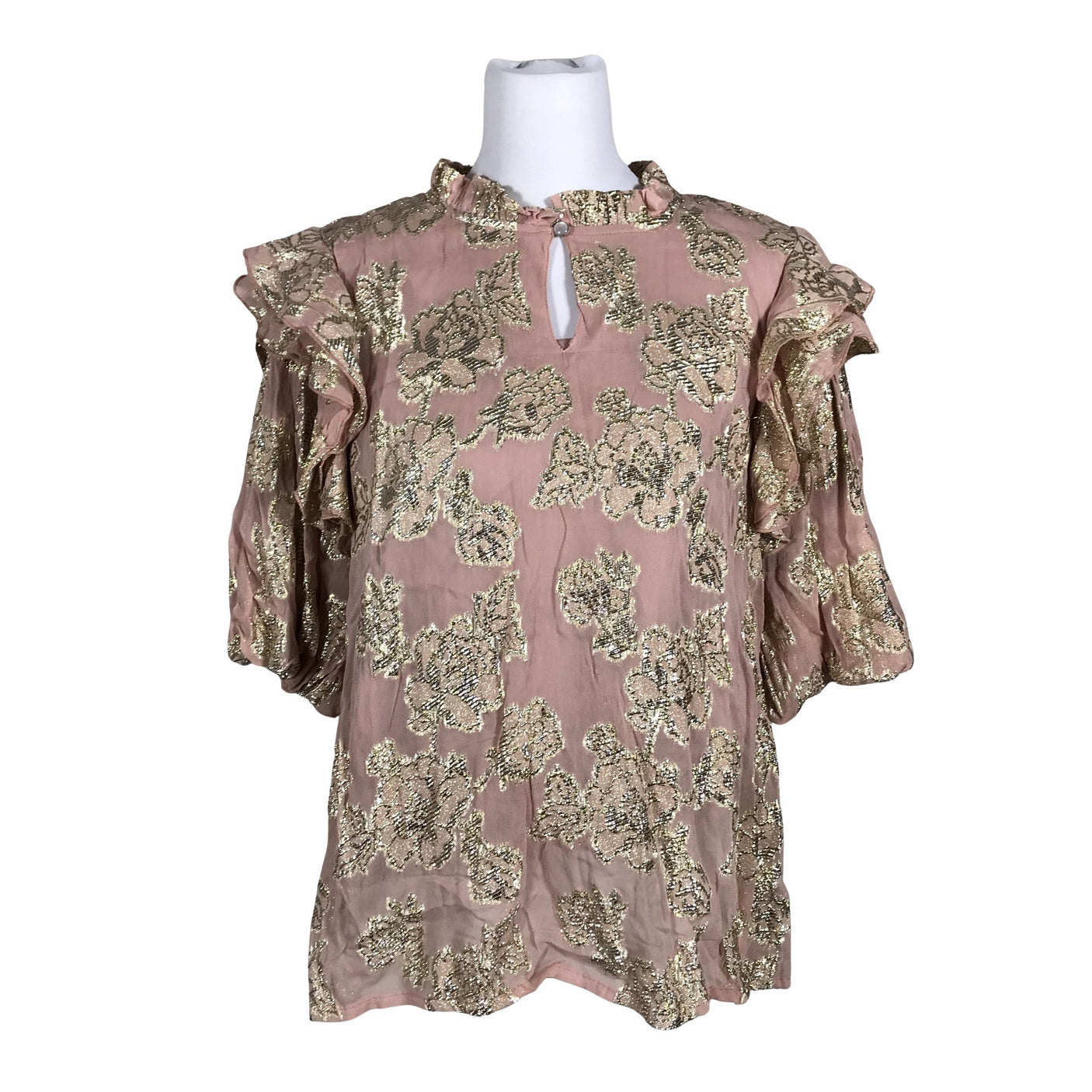 Unisex Culture - Party shirt, size 38 - Light pink (2)
