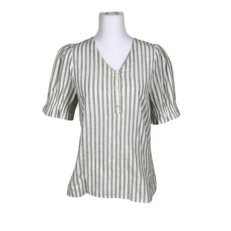 Unisex Culture - Short-sleeved blouse, size 40 - Green (2)