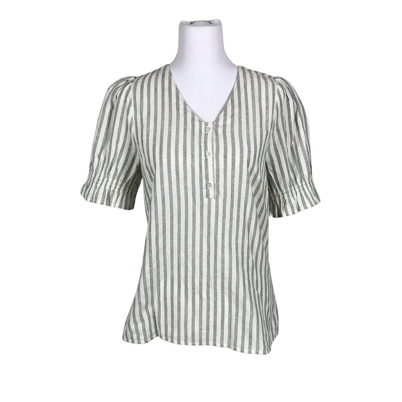 Unisex Culture - Short-sleeved blouse, size 40 - Green (1)