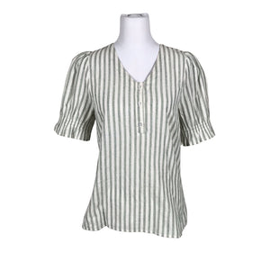 Unisex Culture - Short-sleeved blouse, size 40 - Green (1)