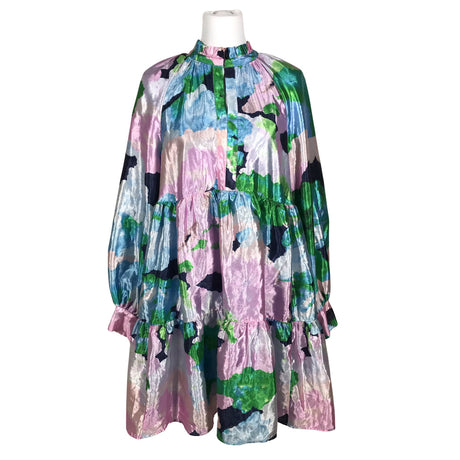 Unisex Stine Goya - Schiffon dress, size 38 - Light blue (2)