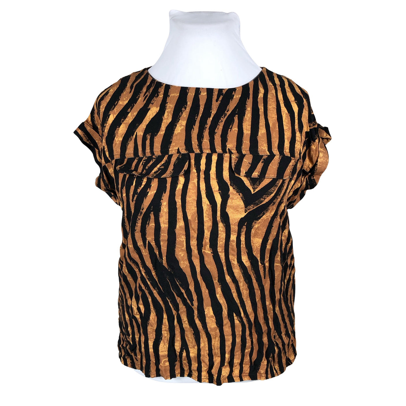 Unisex Next - Short-sleeved blouse, size 42 - Brown (1)