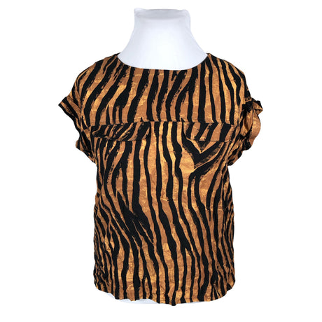 Unisex Next - Short-sleeved blouse, size 42 - Brown ()