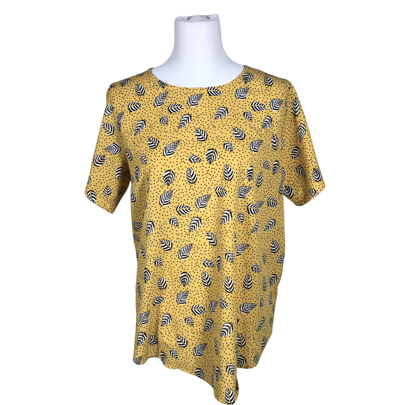 Unisex Isolde - Short-sleeved blouse, size 40 - Yellow (1)