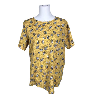 Unisex Isolde - Short-sleeved blouse, size 40 - Yellow (2)