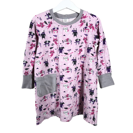 Unisex Breden - Tricot dress, size 110 - 116 - Light pink ()