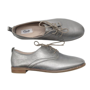 Unisex Clarks - Walking shoes, size 41 - Silver (2)