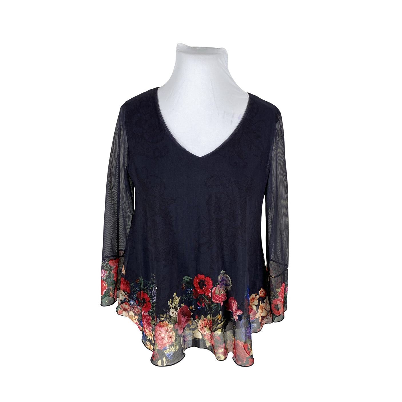 Unisex Desigual - Blouse, size 42 - Blue (1)