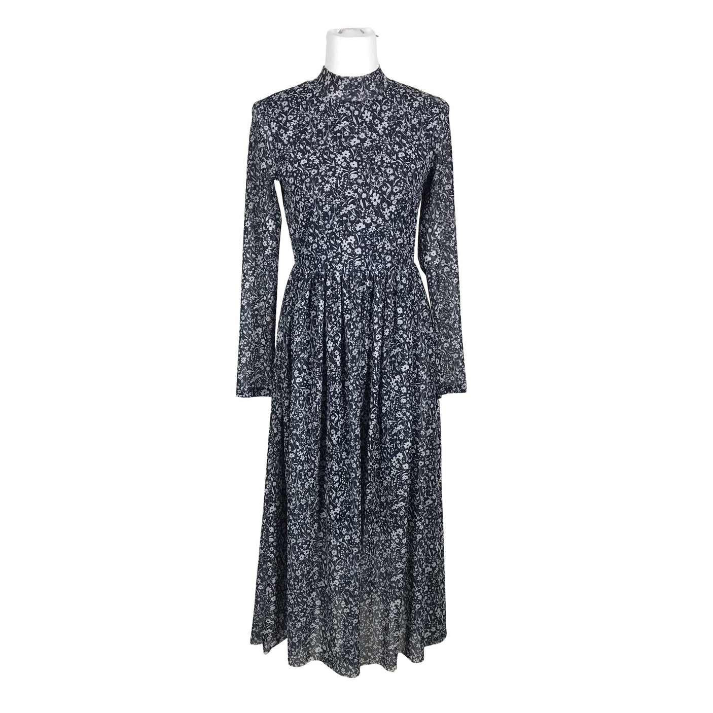 Unisex Tom Tailor - Schiffon dress, size 36 - Blue (2)