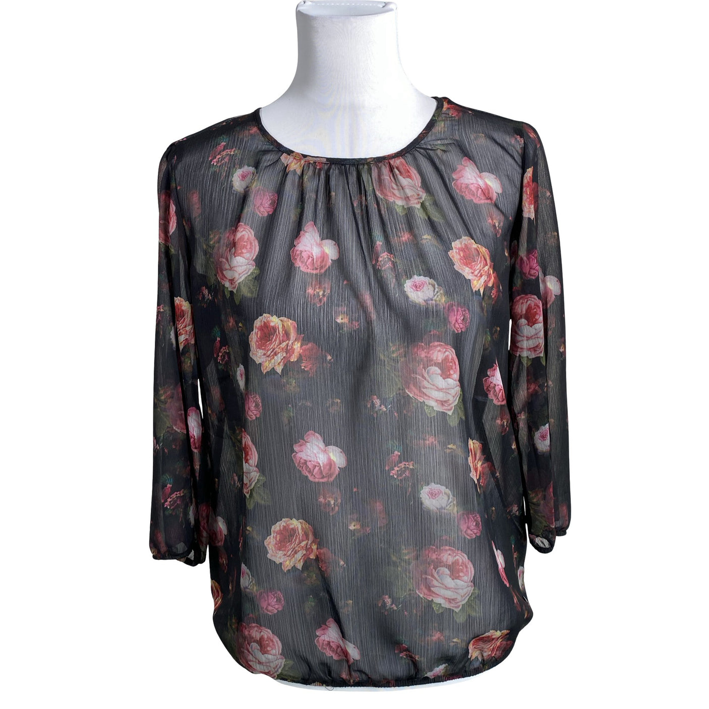 Unisex Tom Tailor - Blouse, size 38 - Black (1)
