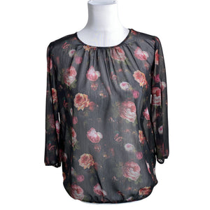 Unisex Tom Tailor - Blouse, size 38 - Black (1)
