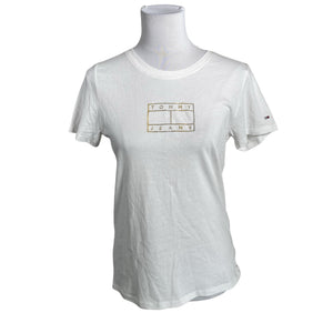 Unisex Tommy Jeans (Tommy Hilfiger) - T-shirt, size 36 - White (1)