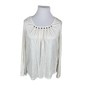 Unisex s.Oliver - Tricot shirt, size 44 - White (1)