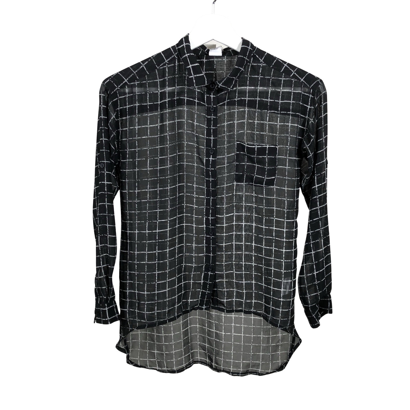 Unisex Lindex - Schiffon tunic, size 140 - 146 - Black (1)