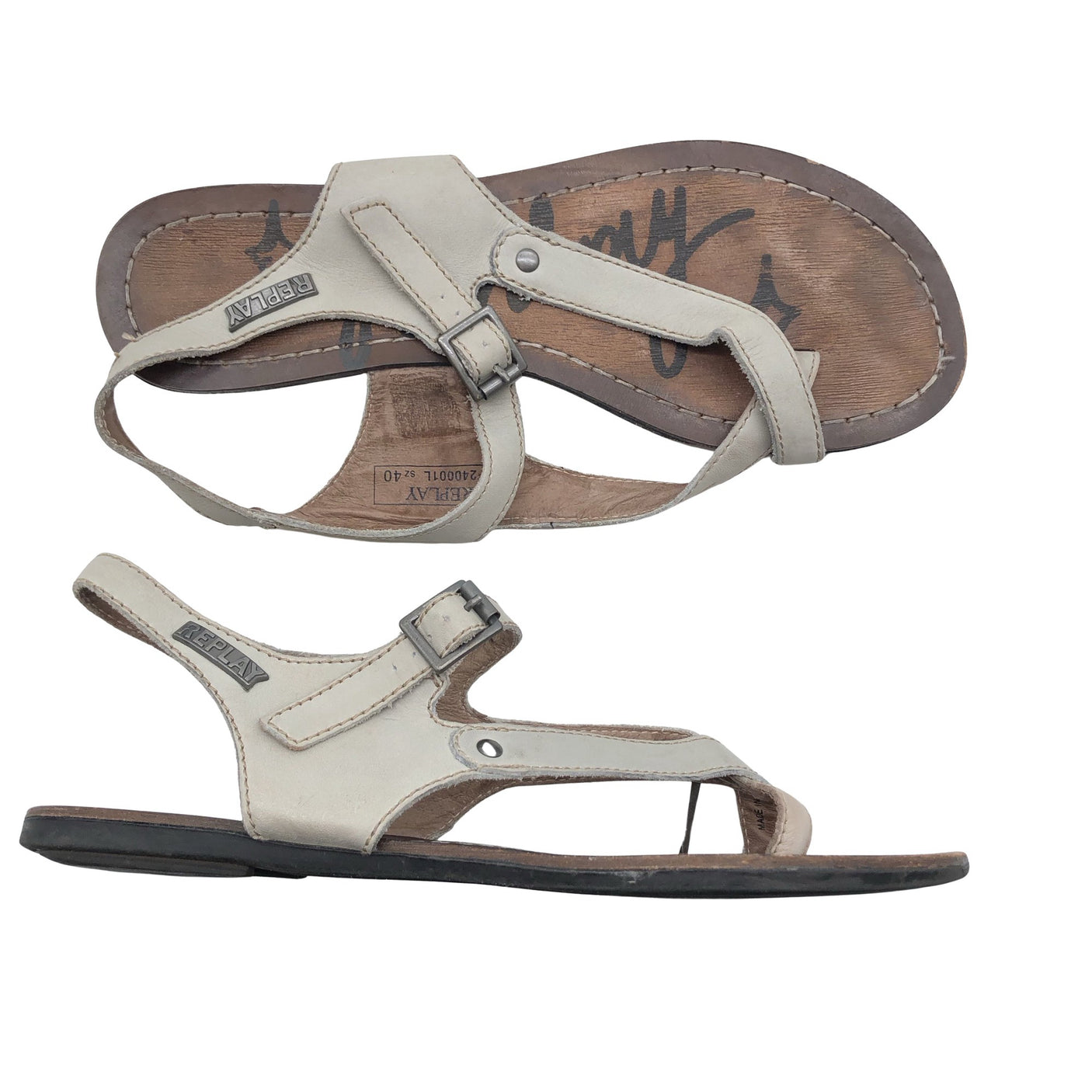 Unisex Replay - Sandals, size 40 - Gray (2)