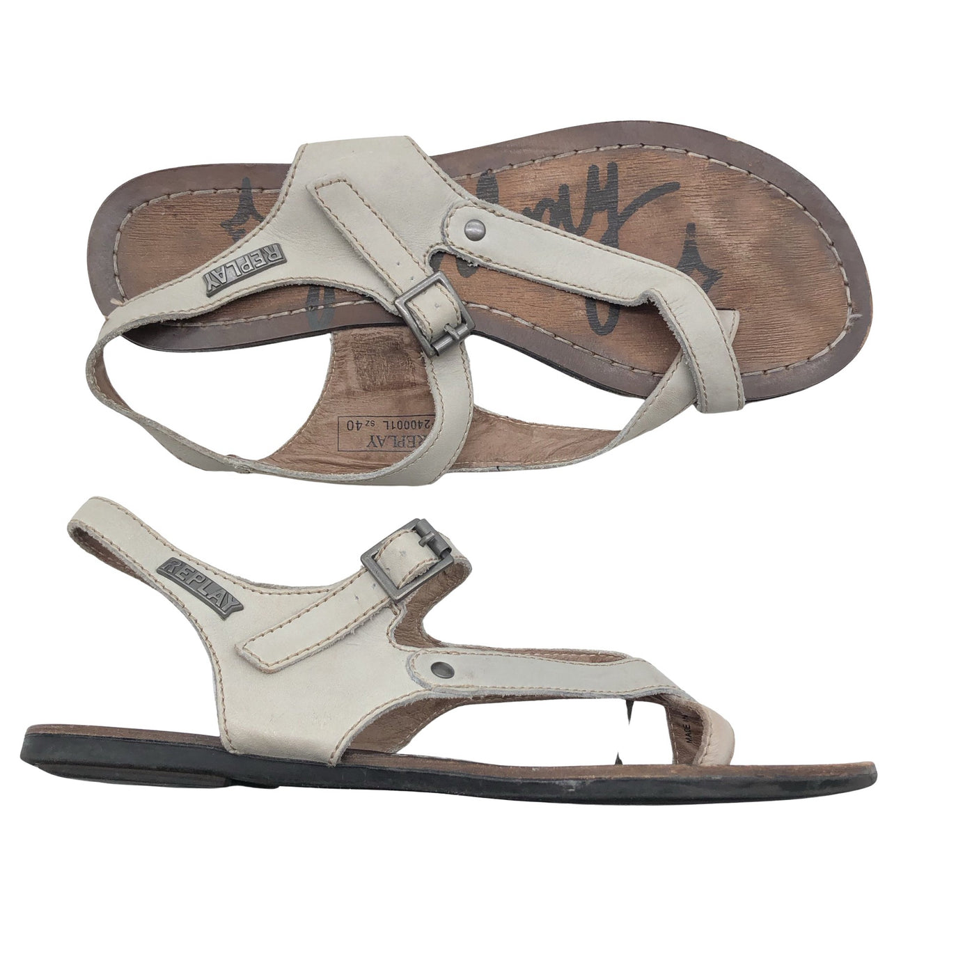 Unisex Replay - Sandals, size 40 - Gray (1)