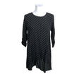 Unisex The Masai - Schiffon tunic, size 38 - Black ()
