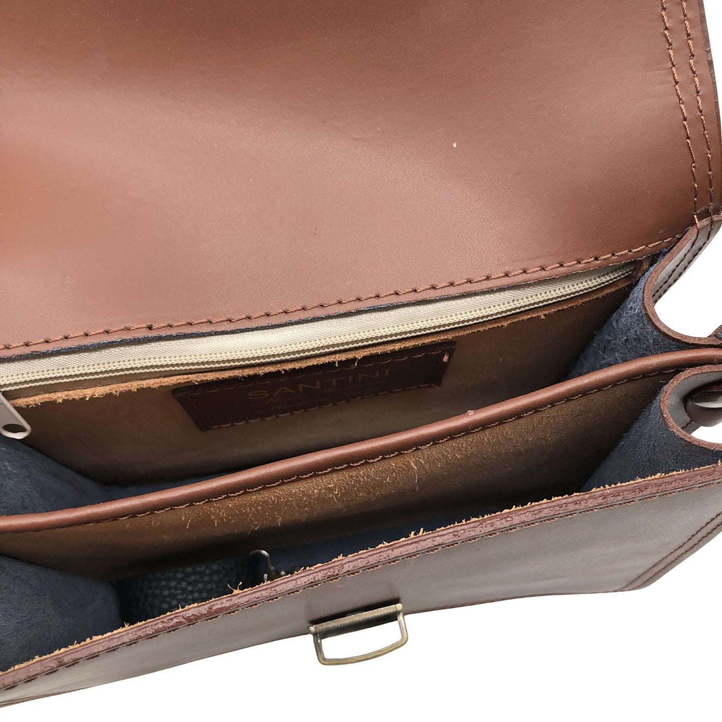 Unisex Santini - Shoulder bag, size Mini - Brown (3)