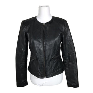 Unisex Woman By Earn - Leather jacket, size 38 - Black (1)