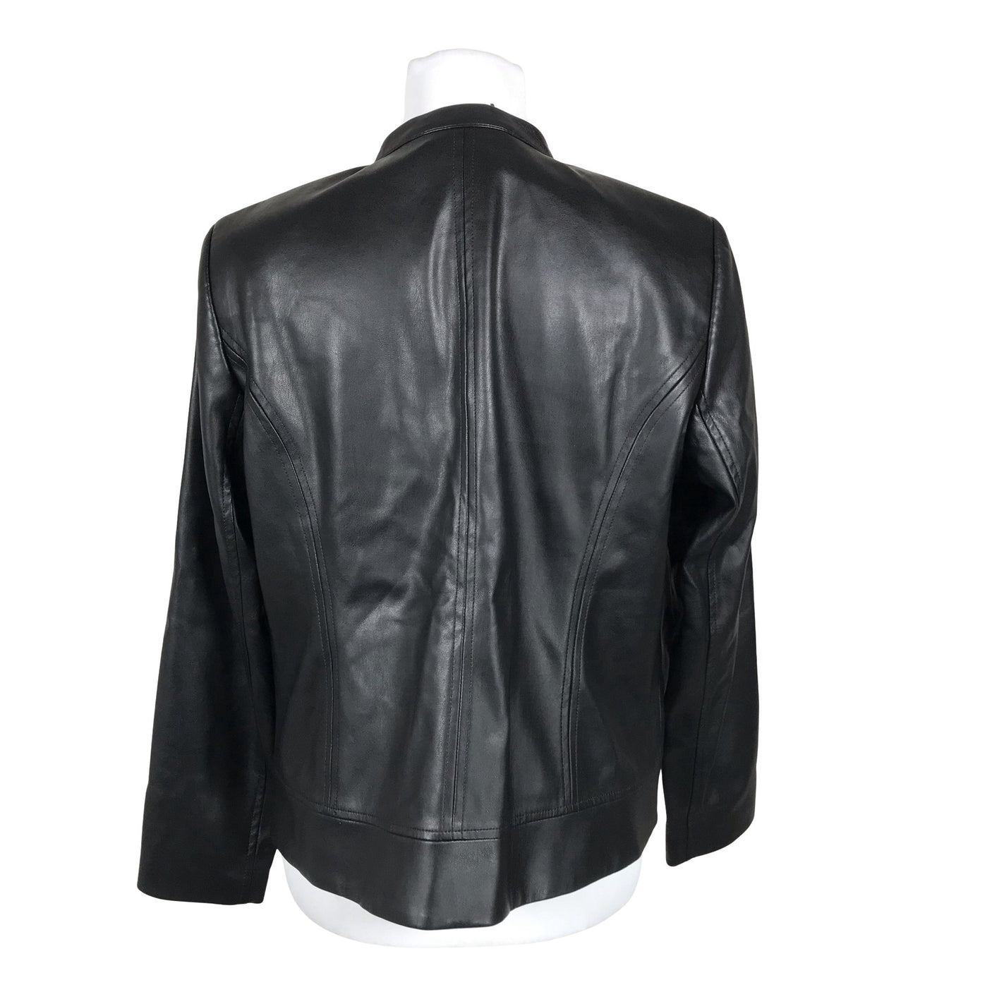 Unisex Betty Barclay - Leather jacket, size 42 - Black (3)