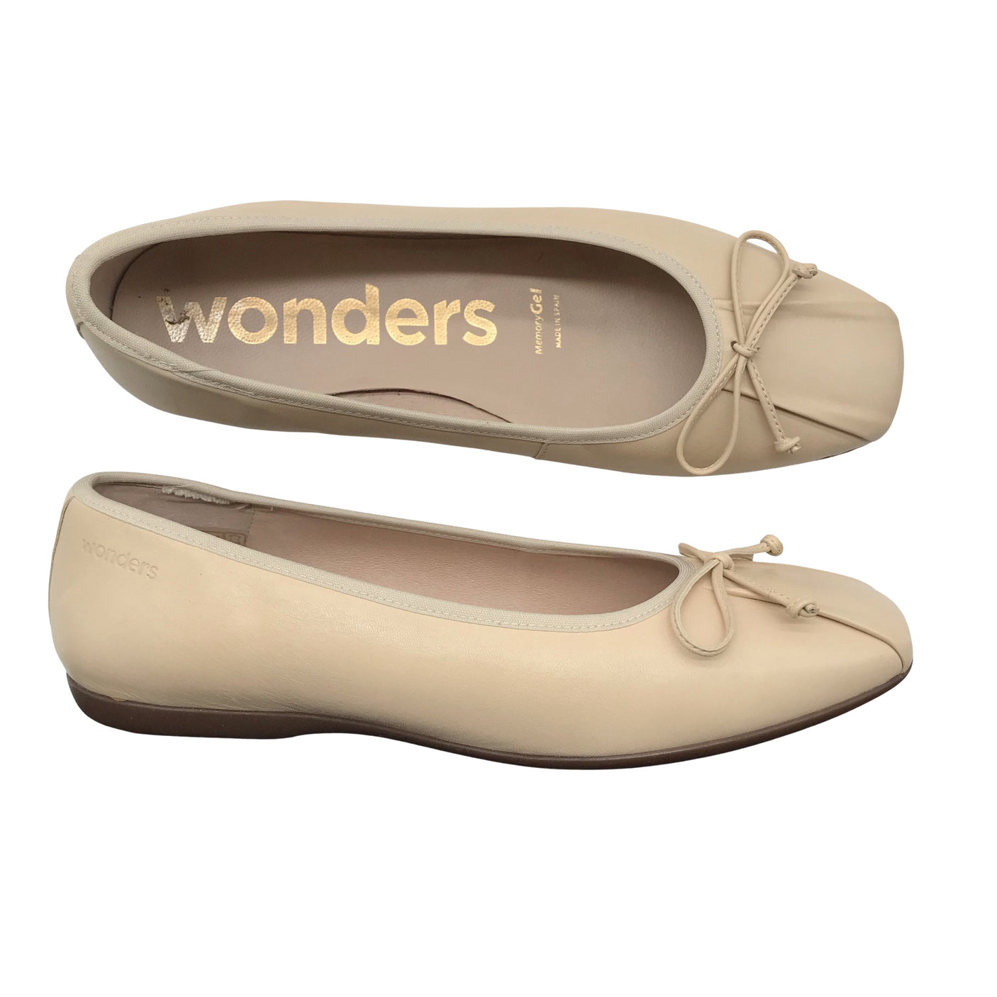 Unisex Wonders - Ballerinas, size 40 - Beige (1)
