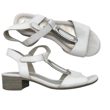 Unisex Jana - Heeled sandals, size 38 - White ()